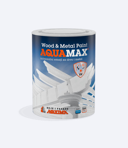 AQUAMAX WOOD/METAL PAINT SATEN 650ml BELA