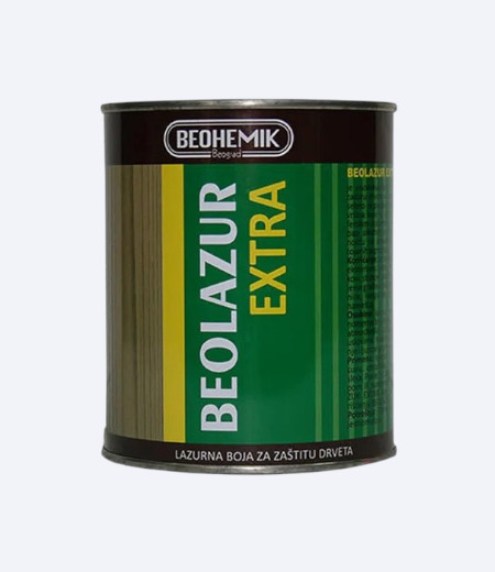 Pakovanje Beolazur bezbojnog laka zapremine 0,75l