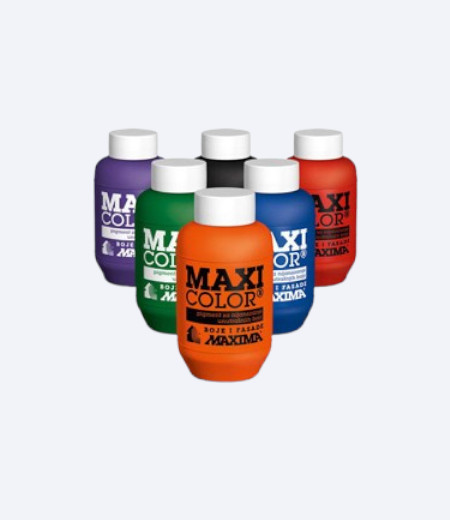 Više bočica MAXICOLOR flašica sa bojom