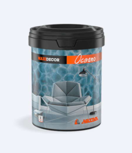 Kutija farbe proizvodnje MAXIDECOR zapremine 3L nijanse OCEANO