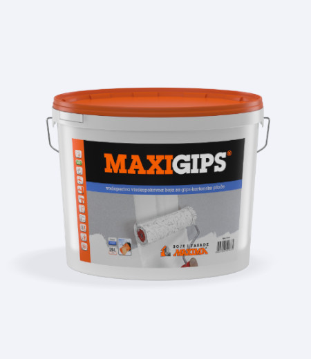 Kutija boje za gips zapremine 5 L Maxigips