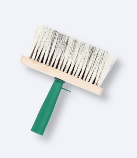 Široka taper četka za farbanje plastike i drveta sa zelenom drškom