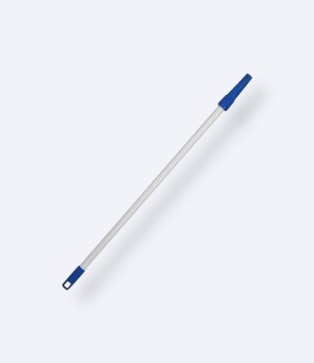 Teleskop bele boje sa plavim rukohvatom dužine 2m