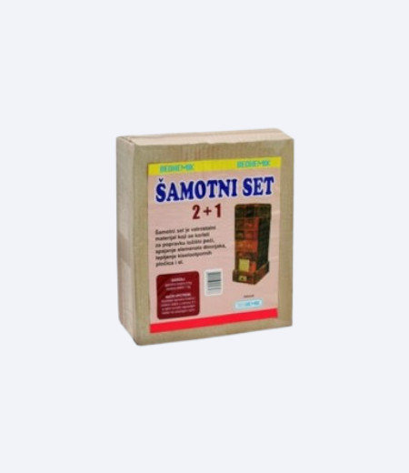 Kutija sa šamotnim setom 2+1