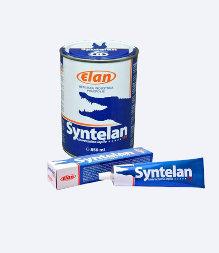 Pakovanja plavo bele boje univerzalnog lepka Sintelan