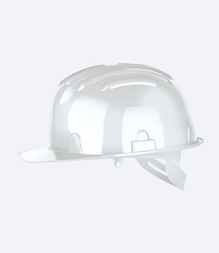 Beli zaštitni šlem