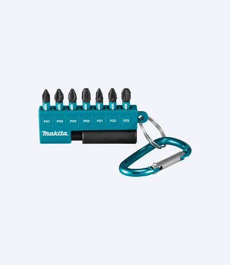 Set od 8 Makita nastavaka zelene boje