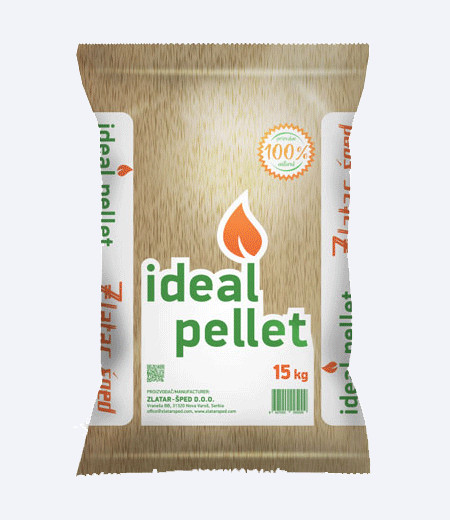 Pakovanje Ideal peleta od 15kg